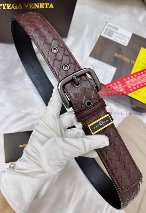 Belt Bottega Veneta. Top of the line-The BV replica quality of the waistband is 100% importe nqg320kg - Image 5