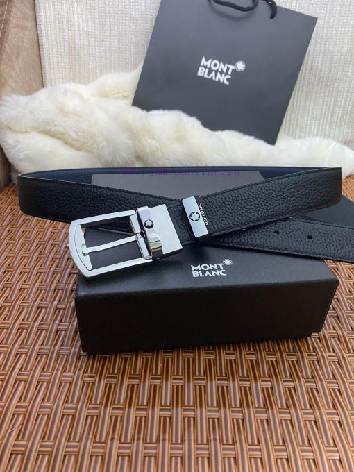 MontblancMaterial: Leather Belt with 100% Head Layer. The leather belt is guaranteed to be g hlbizekv - Image 4