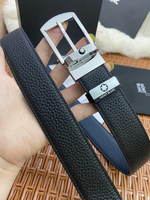 MontblancMaterial: Leather Belt with 100% Head Layer. The leather belt is guaranteed to be g hlbizekv - Image 8