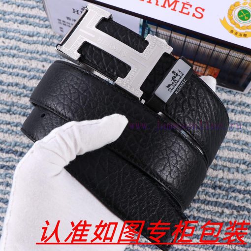 Hermes Belt ️ BeltThe material is made of 100% top layer cowhide, ensuring that 24k pure ste e45dzwdv - Image 2