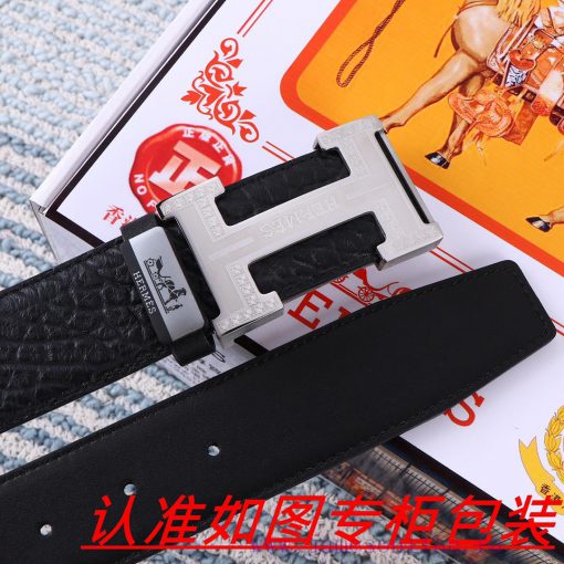 Hermes Belt ️ BeltThe material is made of 100% top layer cowhide, ensuring that 24k pure ste e45dzwdv - Image 9