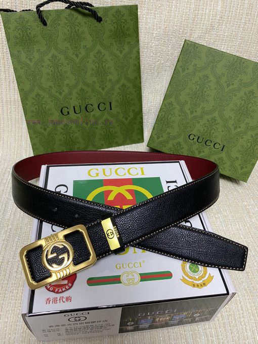 Gucci. Gucci  Material: Leather Belt with 100% Head Layer. The leather belt is guaranteed to v818vuc7 - Image 6