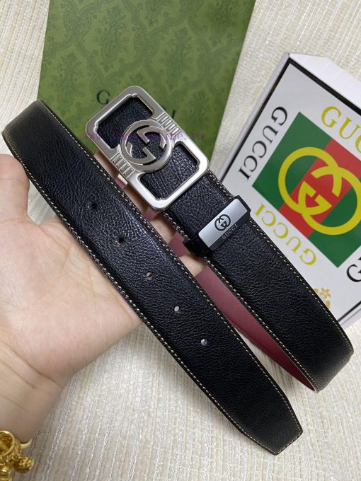 Gucci. Gucci  Material: Leather Belt with 100% Head Layer. The leather belt is guaranteed to v818vuc7 - Image 9