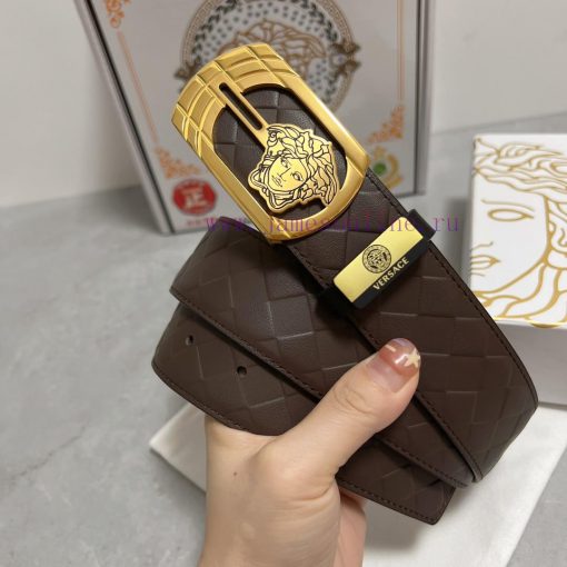 Versace. VersaceMaterial: Leather Belt with 100% Head Layer. The leather belt is guaranteed 6v76x8cj