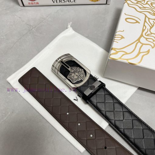 Versace. VersaceMaterial: Leather Belt with 100% Head Layer. The leather belt is guaranteed tfrt41cu - Image 9