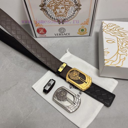 Versace. VersaceMaterial: Leather Belt with 100% Head Layer. The leather belt is guaranteed tfrt41cu - Image 10