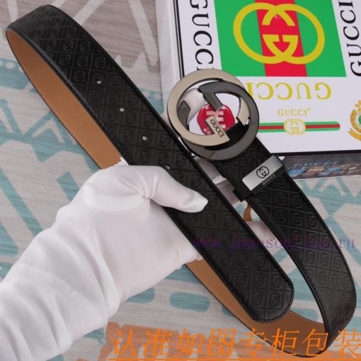 Belt and belt Gucci leather beltMen's belt material: 100% head layer cowhide belt, guarantee t6pbtpp1 - Image 7