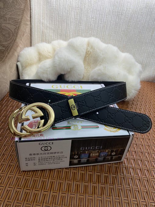 Gucci. Gucci  Material: Leather Belt with 100% Head Layer. The leather belt is guaranteed to qo7kq2by