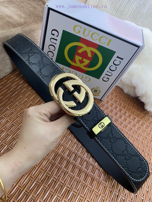 Gucci. Gucci  Material: Leather Belt with 100% Head Layer. The leather belt is guaranteed to qo7kq2by - Image 4