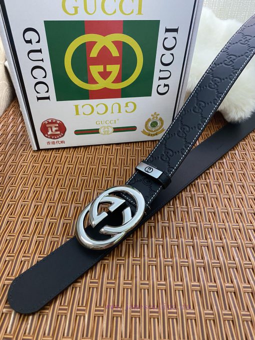Gucci. Gucci  Material: Leather Belt with 100% Head Layer. The leather belt is guaranteed to f8gnch4l - Image 9