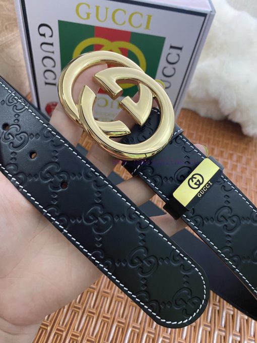 Gucci. Gucci  Material: Leather Belt with 100% Head Layer. The leather belt is guaranteed to qo7kq2by - Image 7