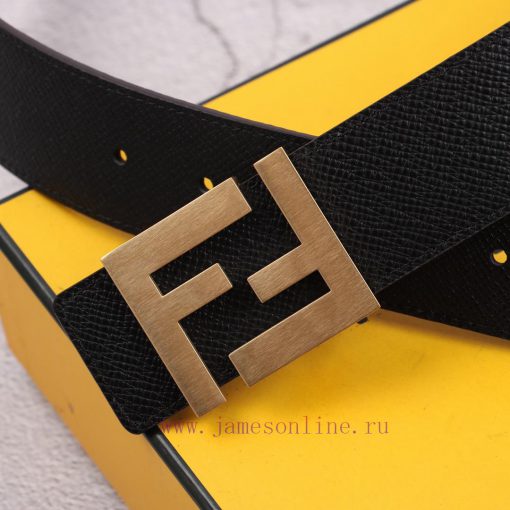 FENDI (Fendi) is a 4.0cm wide double-sided hair layer made of cowhide, paired with classic F 7rkctytz - Image 3