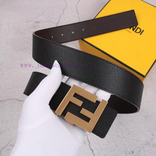 FENDI (Fendi) is a 4.0cm wide double-sided hair layer made of cowhide, paired with classic F 7rkctytz - Image 8