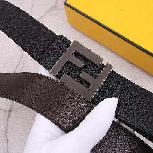 FENDI (Fendi) is a 4.0cm wide double-sided hair layer made of cowhide, paired with classic F 6hww3ofd - Image 10