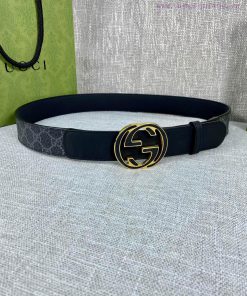 The Gucci belt with a width of 4.0cm made a stunning debut in the 2022 Spring/Summer collect 3udw0swg