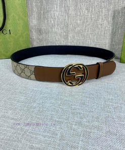 The Gucci belt with a width of 4.0cm made a stunning debut in the 2022 Spring/Summer collect tiq83bsc
