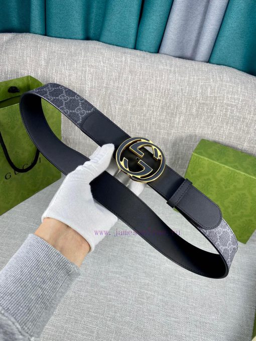 The Gucci belt with a width of 4.0cm made a stunning debut in the 2022 Spring/Summer collect 3udw0swg - Image 6