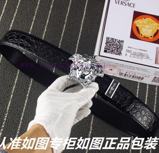 Versace Ver... sace ️ Crocodile patternIdentify and receive a punch as a giftThe material is q5qn1jel - Image 2