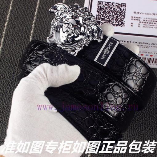 Versace Ver... sace ️ Crocodile patternIdentify and receive a punch as a giftThe material is q5qn1jel - Image 3