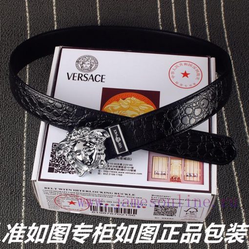Versace Ver... sace ️ Crocodile patternIdentify and receive a punch as a giftThe material is q5qn1jel - Image 7