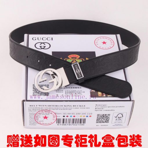 Belt Gucci Gucci double-sidedBelt made of 100% head layer cowhide, rotatable, dual color bel zj5q7f9p - Image 10