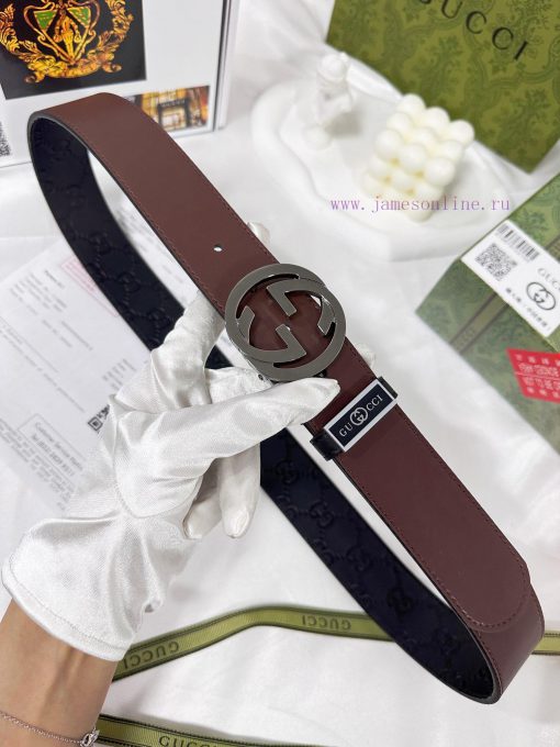 Belt Gucci Gucci️The waistband is made of 100% head layer cowhide, ensuring the rotating use uod1thce - Image 4