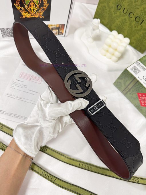 Belt Gucci Gucci️The waistband is made of 100% head layer cowhide, ensuring the rotating use uod1thce - Image 5