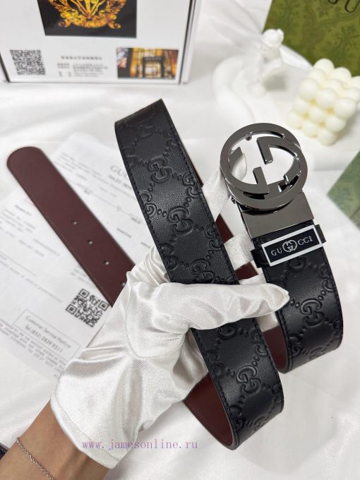 Belt Gucci Gucci️The waistband is made of 100% head layer cowhide, ensuring the rotating use uod1thce - Image 6