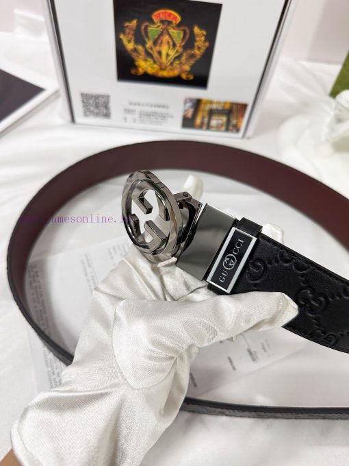 Belt Gucci Gucci️The waistband is made of 100% head layer cowhide, ensuring the rotating use uod1thce - Image 8