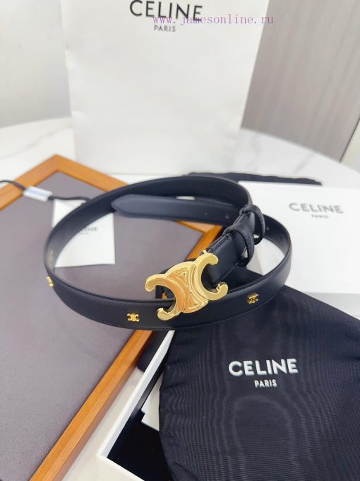 Celine has upgraded its materials with genuine IP plated steel buckles measuring 2.5 centime 64awczoz - Image 2