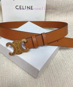 Celine has launched a new men's 3.5cm waist belt with a double-sided calf leather top layer f4h6decg