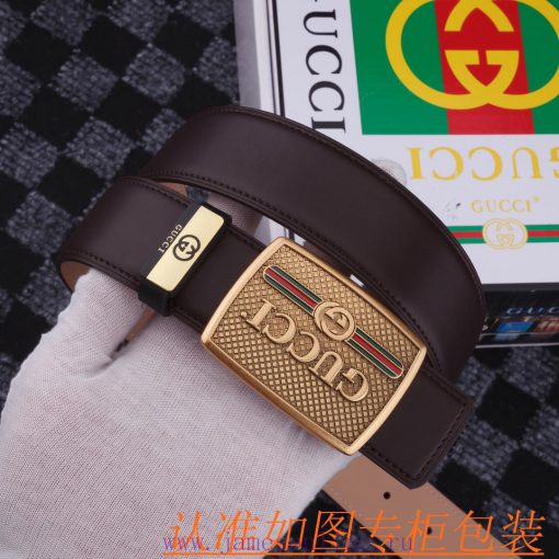 Gucci. Gucci️Material: 100% top layer cowhide belt, ensuring genuine leather belt, finely cr sgshmusp - Image 4