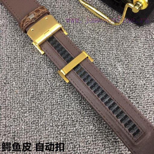 Hermes HERMES crocodile skinDelivery crocodile wooden box, automatic buckleGrade: Imported w tbdb8ejk - Image 7