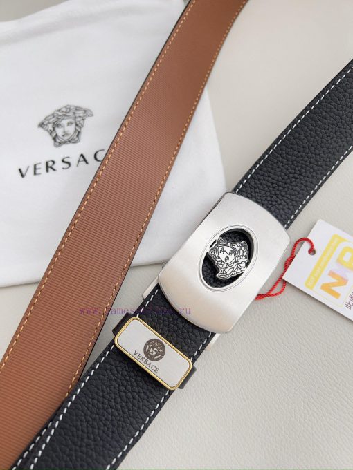 Versace Versace. ️ Belt and belt automatic beltAutomatic belt, classic head buckle made of p vxljv17f - Image 5