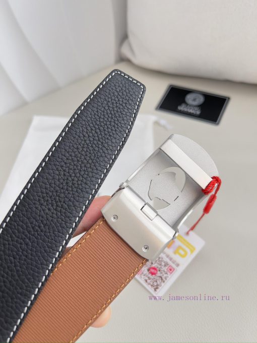 Versace Versace. ️ Belt and belt automatic beltAutomatic belt, classic head buckle made of p vxljv17f - Image 6