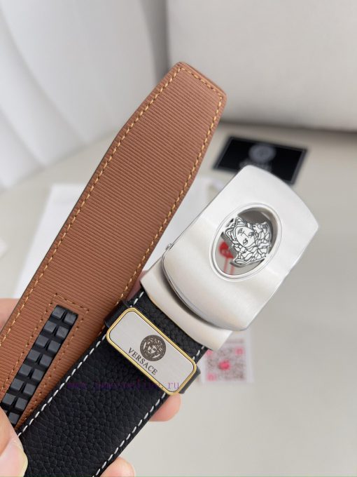 Versace Versace. ️ Belt and belt automatic beltAutomatic belt, classic head buckle made of p vxljv17f - Image 7