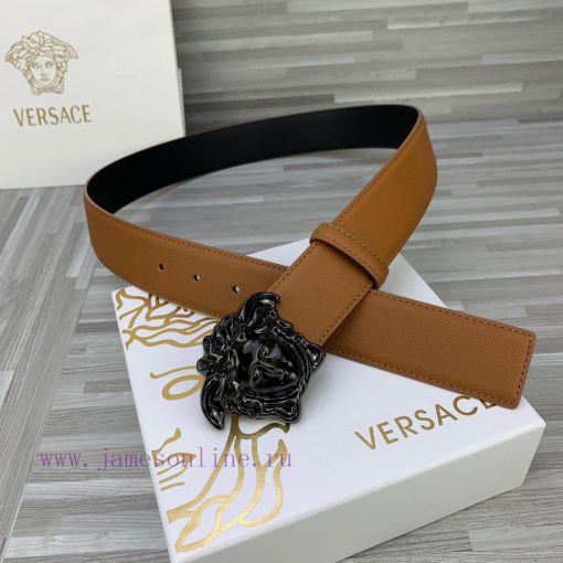 Width 4.0cm Versace This belt is adorned with the iconic Versace Medusa logo buckle, showcas ih0ybynx - Image 10