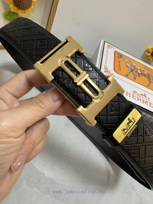 Hermes Hermès  Material: Leather Belt with 100% Head Layer. The leather belt is guaranteed t gjf4ccxb - Image 7