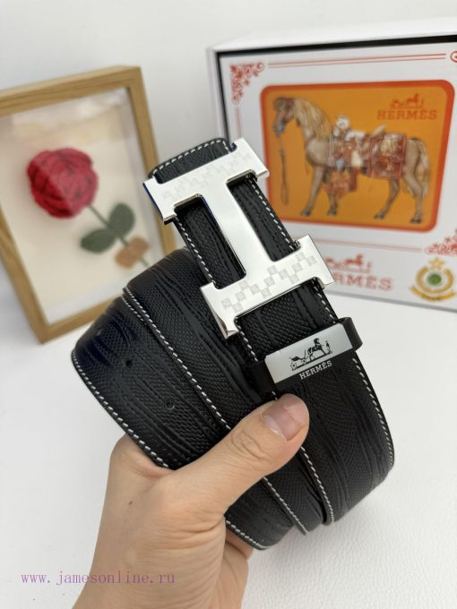Hermes Hermès  Material: Leather Belt with 100% Head Layer. The leather belt is guaranteed t h8yps7k7 - Image 2