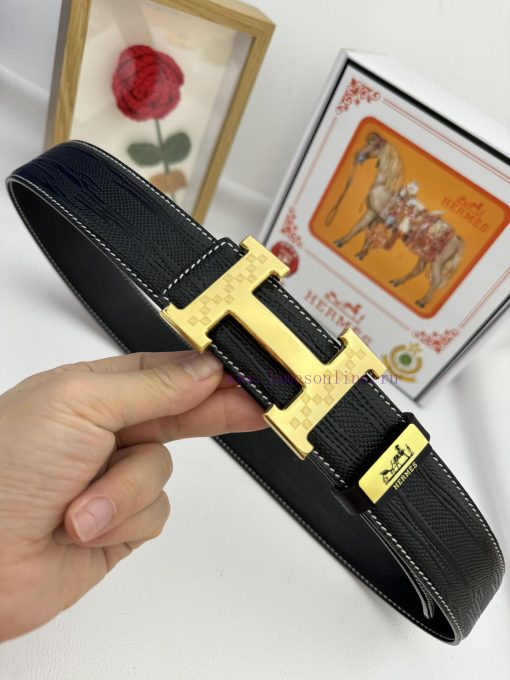 Hermes Hermès  Material: Leather Belt with 100% Head Layer. The leather belt is guaranteed t ayt9jwjf - Image 5