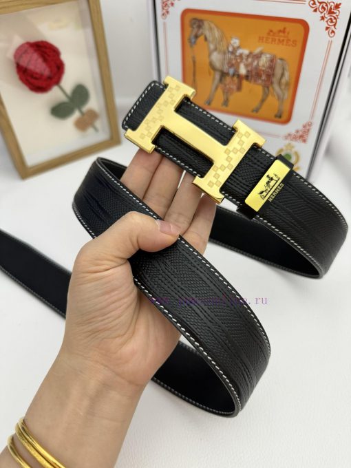Hermes Hermès  Material: Leather Belt with 100% Head Layer. The leather belt is guaranteed t vc3zfpu2 - Image 5