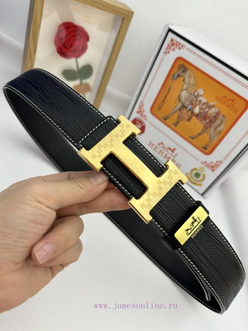 Hermes Hermès  Material: Leather Belt with 100% Head Layer. The leather belt is guaranteed t vc3zfpu2 - Image 6