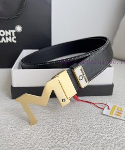 Montblanc Montblanc ️ Belt and beltBuckle, new original classic boutique two-color buckle, p knyergxb