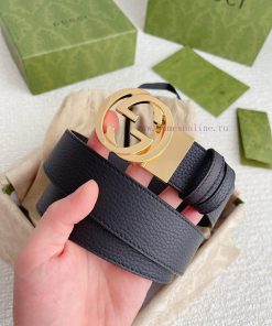 Comes with a complete gift box of 3.7cm quality double-sided cowhide, suitable for double-si 0hgt27j9