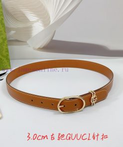 3.0cm Gucci belt, double-sided top layer cowhide, length. 758.80.85.90.95.100.105 euros, wit dgymn5gz