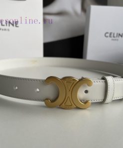 CELINE Triumphal Arch logo gold buckle trendy belt, the secret weapon for wearing a good fig 3eo731f5