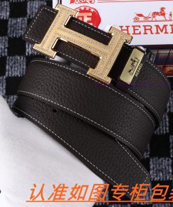 Men's belt HermesMen's leather belt is made of 100% head layer cowhide, ensuring that the 24 310xqrbo