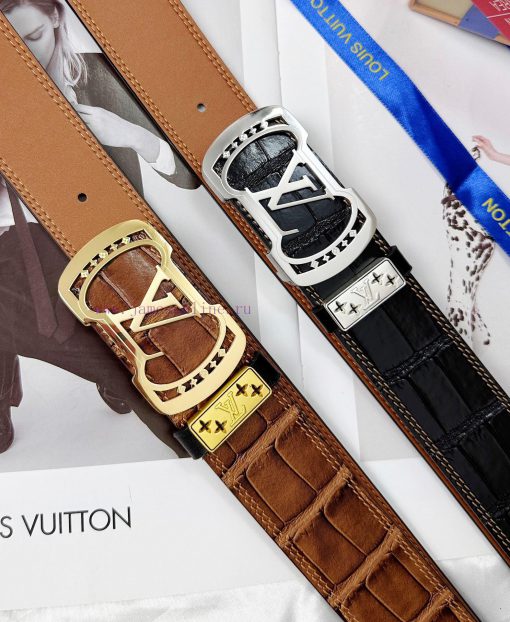 Belt LV Louis Vuitton replicaThe waistband is made of 100% cowhide, ensuring a 24K pure stee jxtrnssr