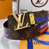 Belt LV Louis Reproduction-The waistband is made of 100% imported original cowhide, ensuring mv1t23b5