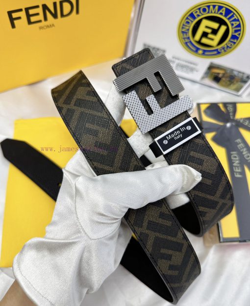 Belt FENDI Fendi ReproductionThe waistband is made of 100% top layer cowhide, ensuring a dou 9rk42lv2 - Image 5